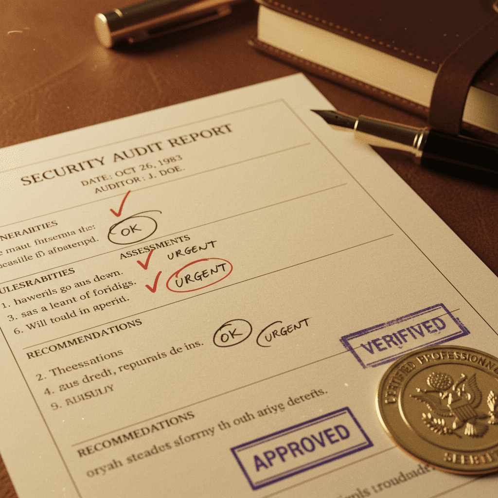 Professional IT consultant workspace